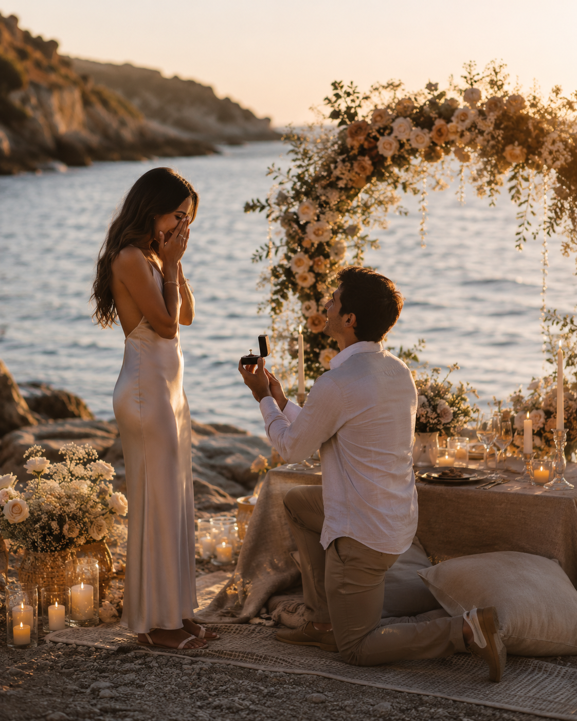 Brunch romantique pour demande en mariage à Marseille